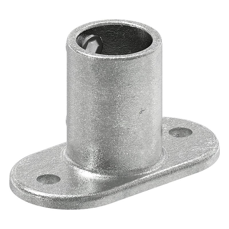 Wandhalter mit 2 Bohrungen, für Rohr Ø 42,4mm