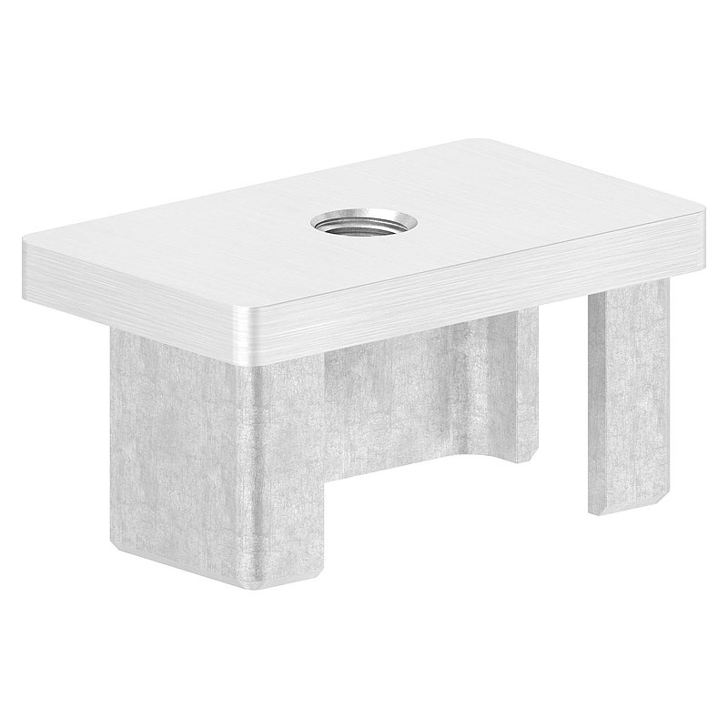 Push-in cap, for tube 50x30x2.0mm, AISI316