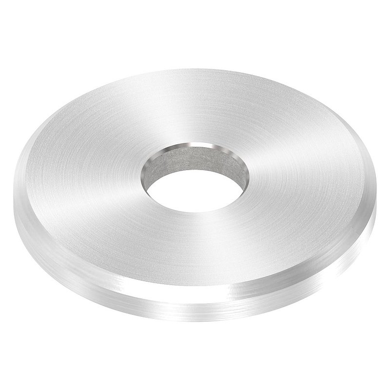 Beilagscheibe 30x3mm mit Fase, Bohrung 8,5mm, V2A