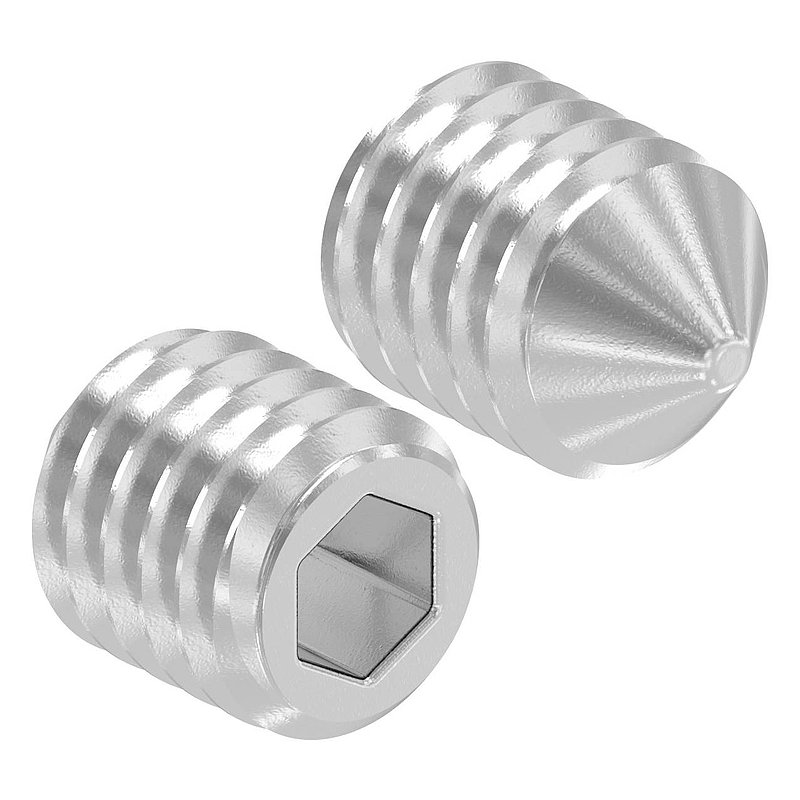 Gewindestift M6x8, V2A, DIN 914 / ISO 4027