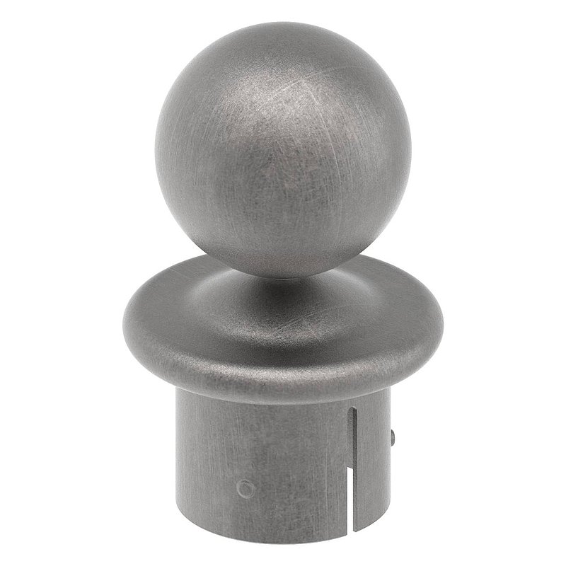 Kugelrohrknopf Eisen für 60,3mm