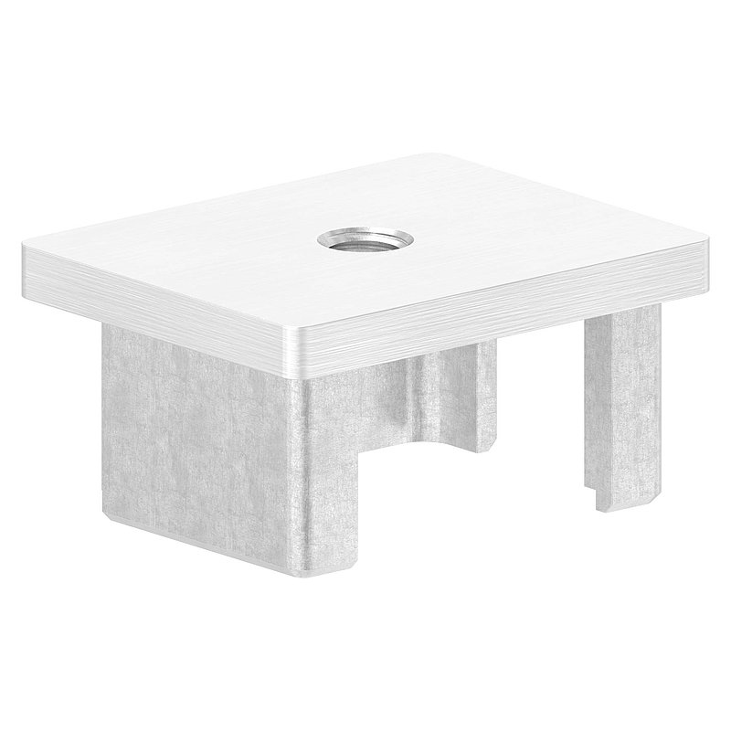 Push-in cap, for tube 50x40x3.0mm, AISI304