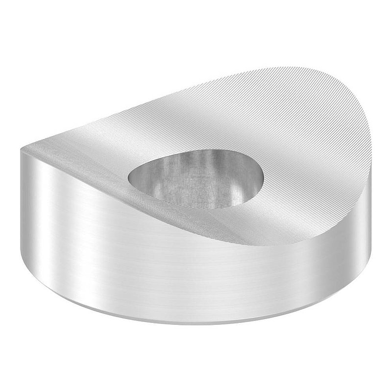 Levelling piece (without countersink) for tube 33.7mm, Ø 22mm, AISI304