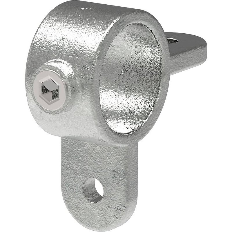 Halter mit 2 Laschen, 90°, für Rohr Ø 33,7mm
