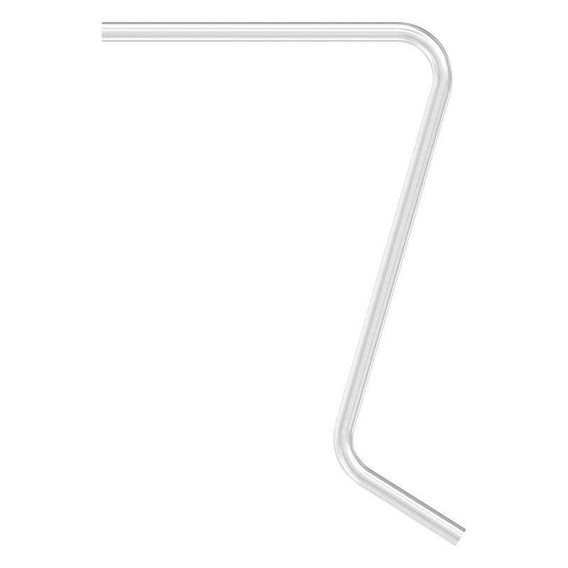Gooseneck starter, made of tube 33.7x2.0mm, AISI304