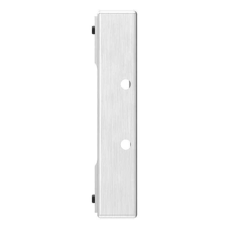 Stainless steel counter case, angular, for spacing 72mm, for welding, 30mm, AISI304