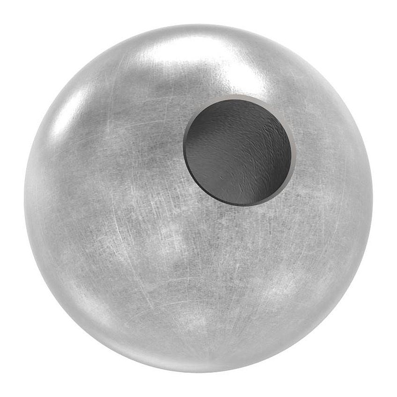 Boule pleine Ø16mm, avec trou traversant Ø6,0mm