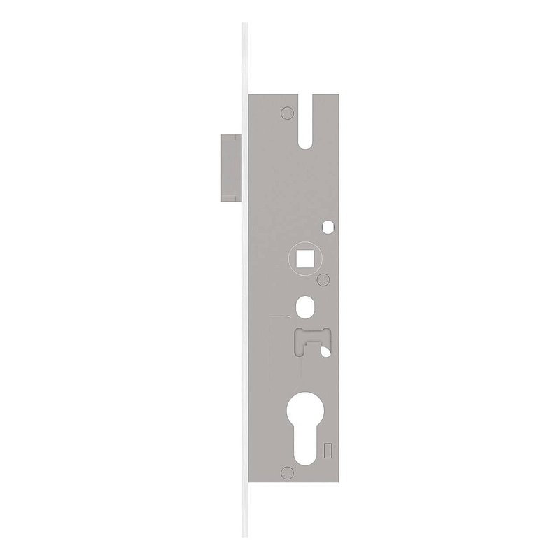 Galvanised tubular frame lock, spacing 72 mm galvanised, backset 30 mm