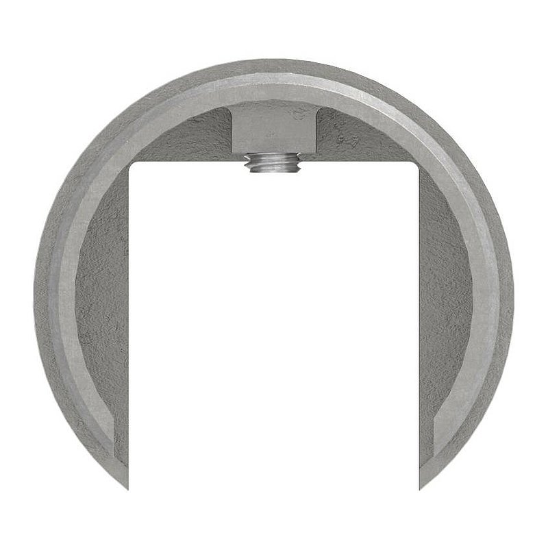Rohrverbinder für Nutrohr 48,3mm, V2A