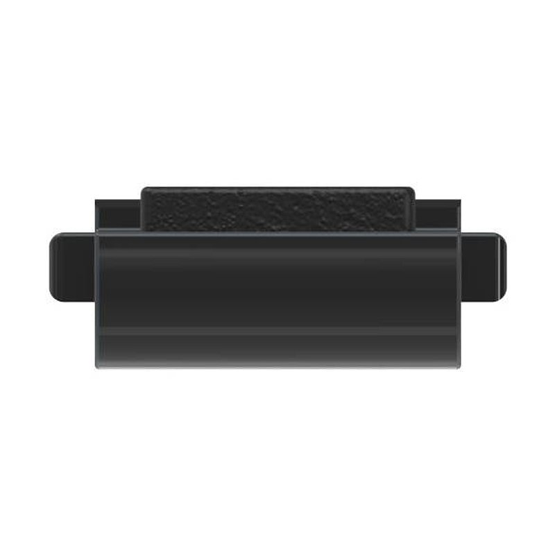Sicherungsplatte für Mod. 31 , Zink roh pulverbeschichtet in RAL 9005 matt