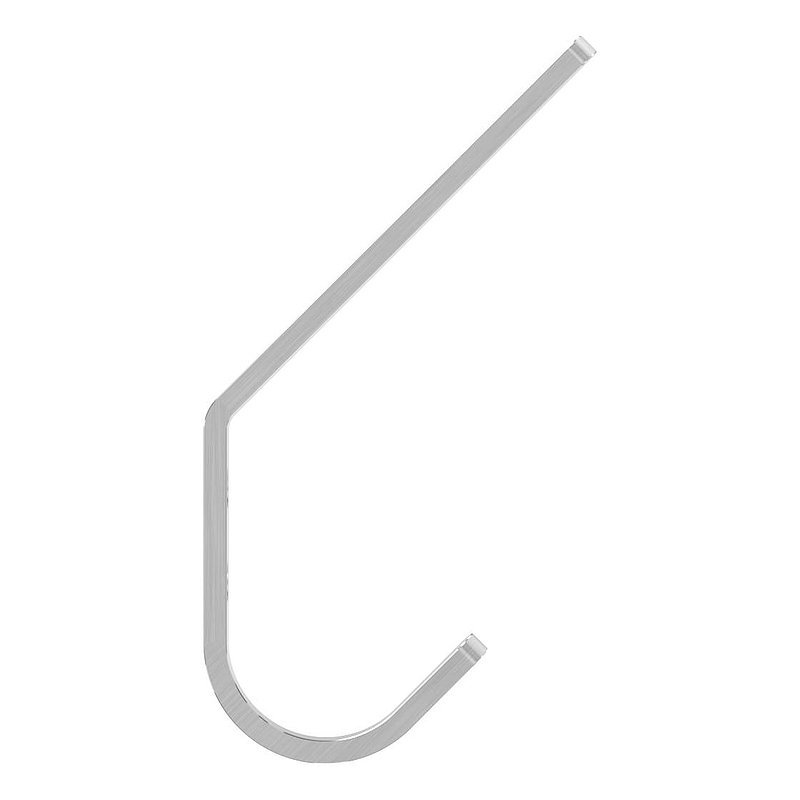 Kleiderhaken / Bügel aus Edelstahlflach 18x5mm, V2A