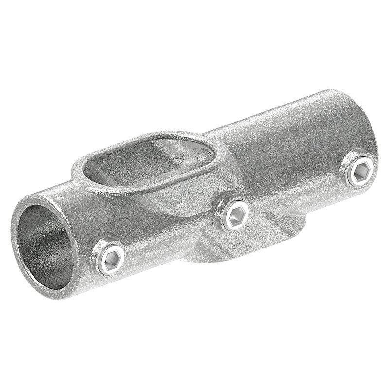 Kreuzstück, verstellbar 30 - 45°, für Rohr Ø 42,4mm