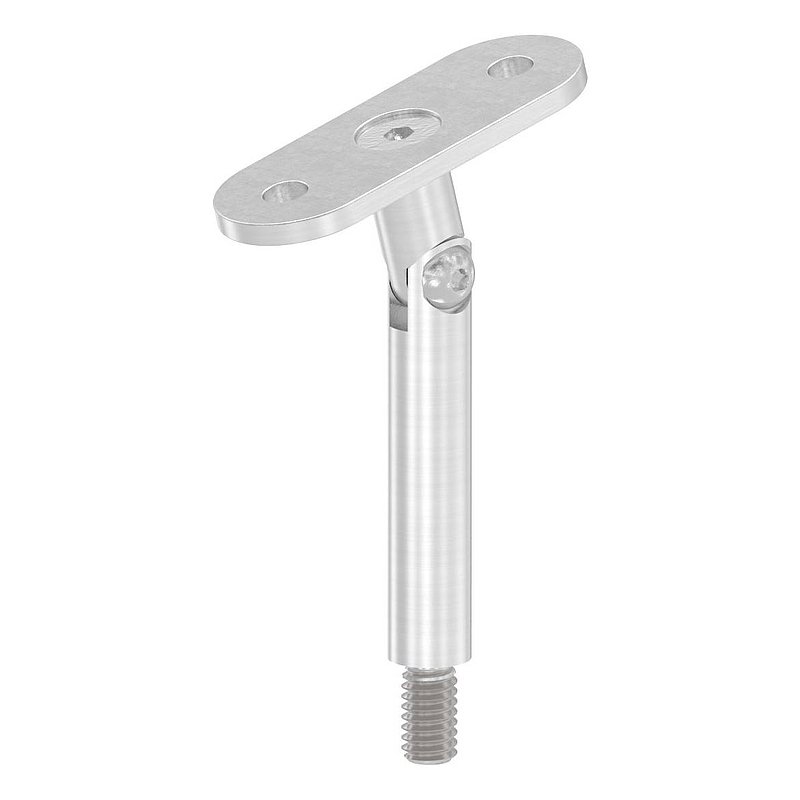 Gelenkstift Ø 12mm mit gerader Handlaufanschlussplatte, V2A