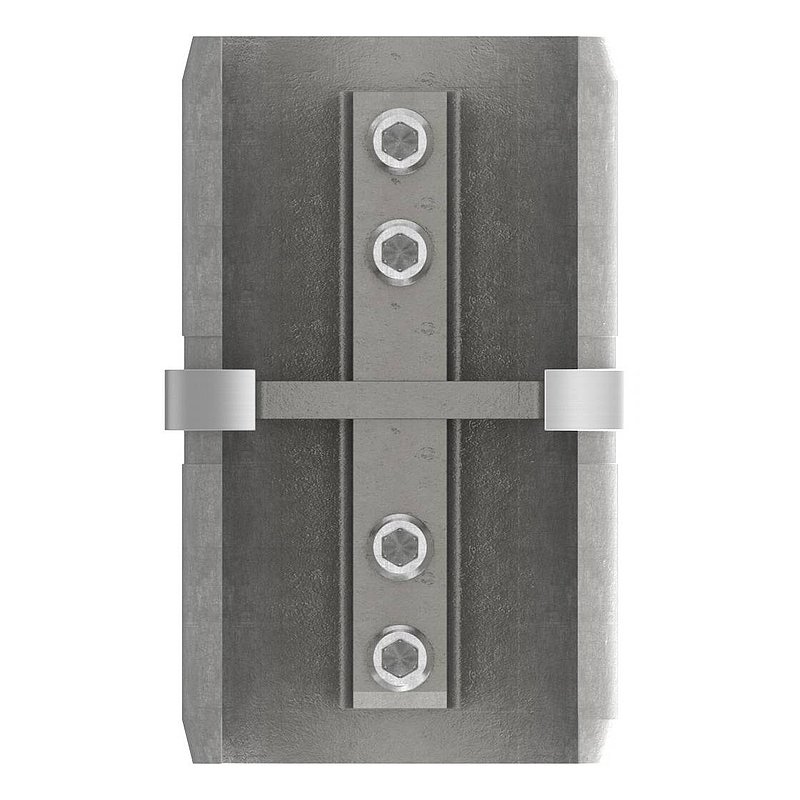 Rohrverbinder für Nutrohr 42,4mm, V2A