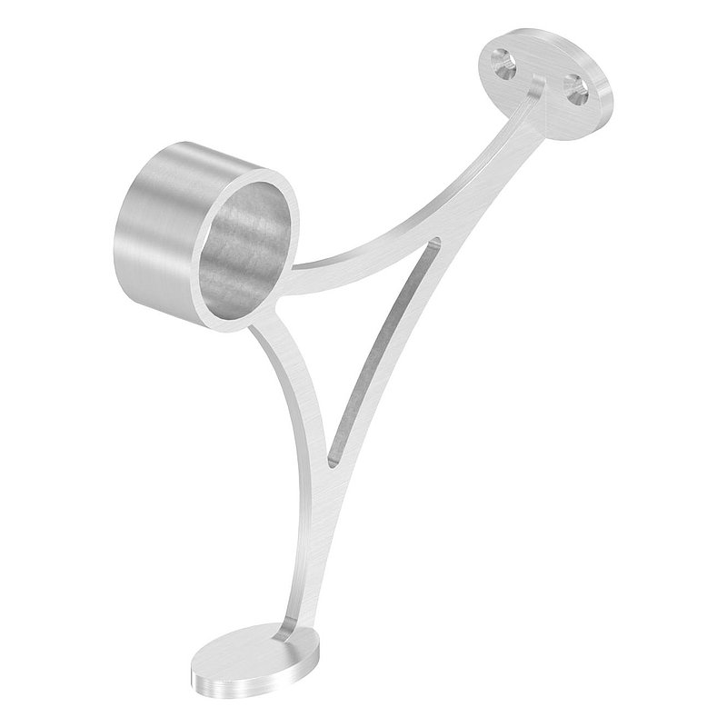 Footrail support, for tube 42.4 mm, AISI304