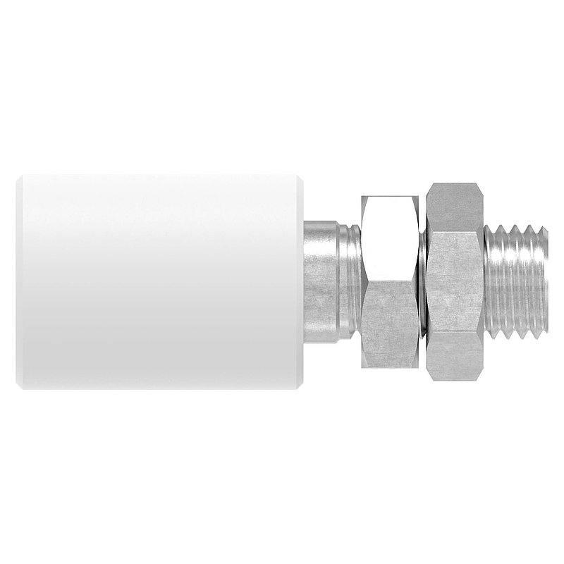 guide roller Ø 30 x 40mm, thread M16, AISI304
