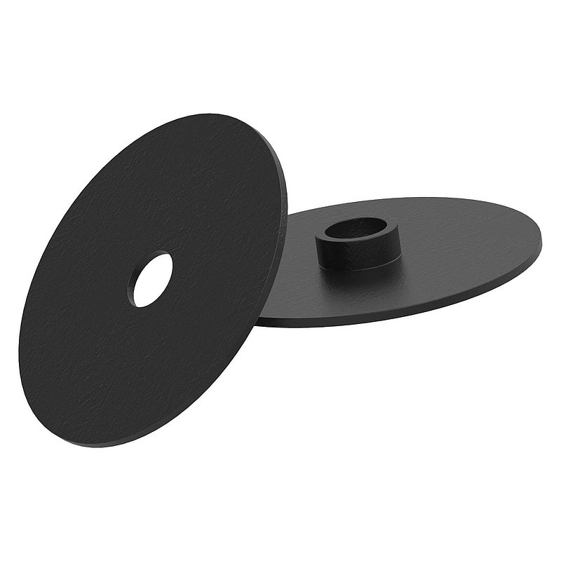Point de fixation 72mm, jonction plate, V4A