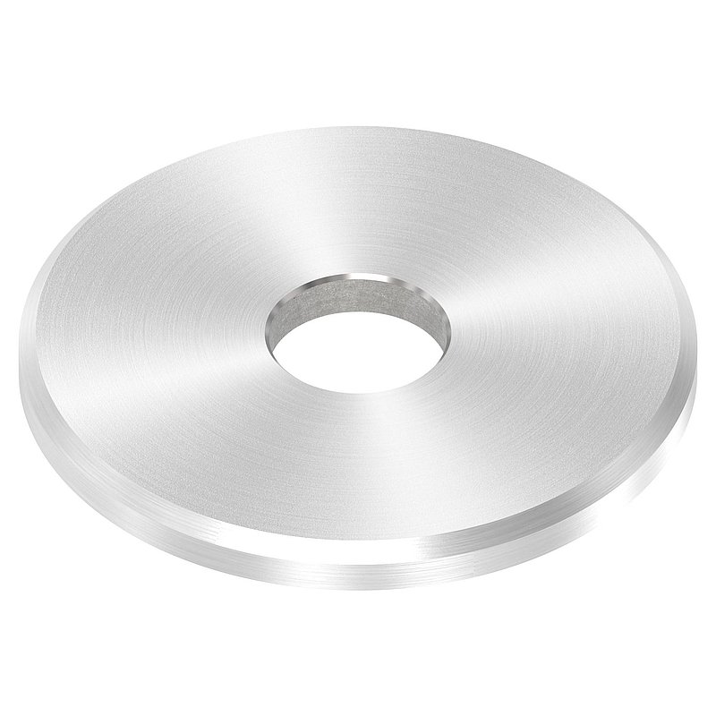 Washer 40x3mm with chamfer, bore 10.5mm, AISI304