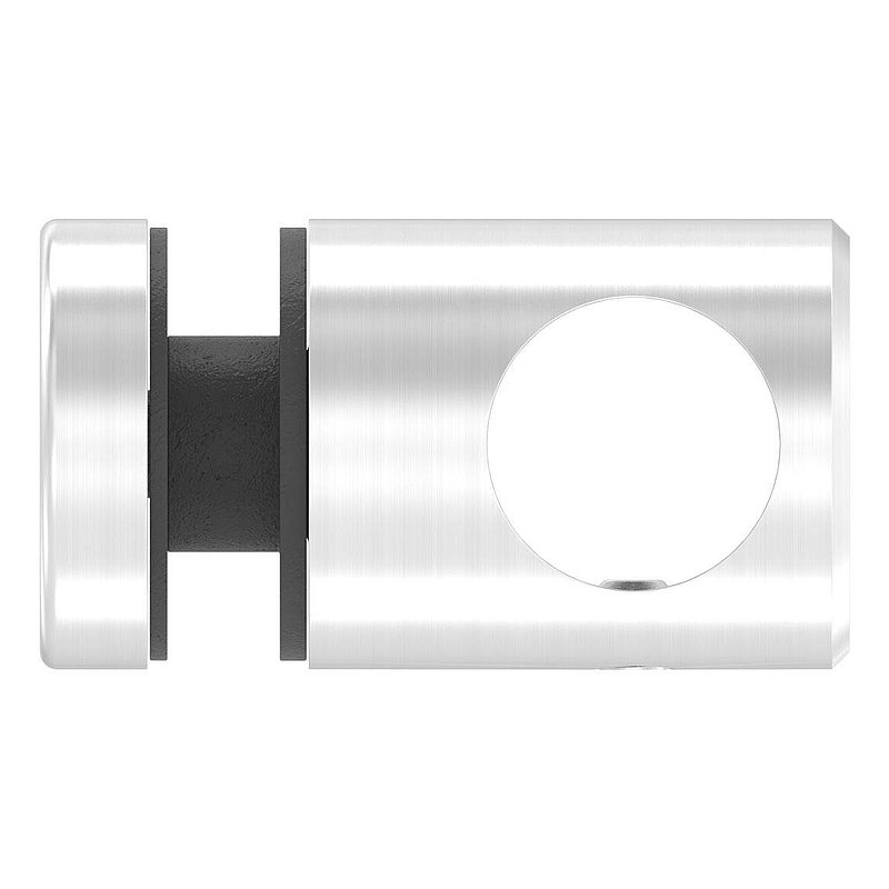 Querstab-Glashalter  Ø25mm für 16mm Rund, für Glas 6-12,76mm, V2A
