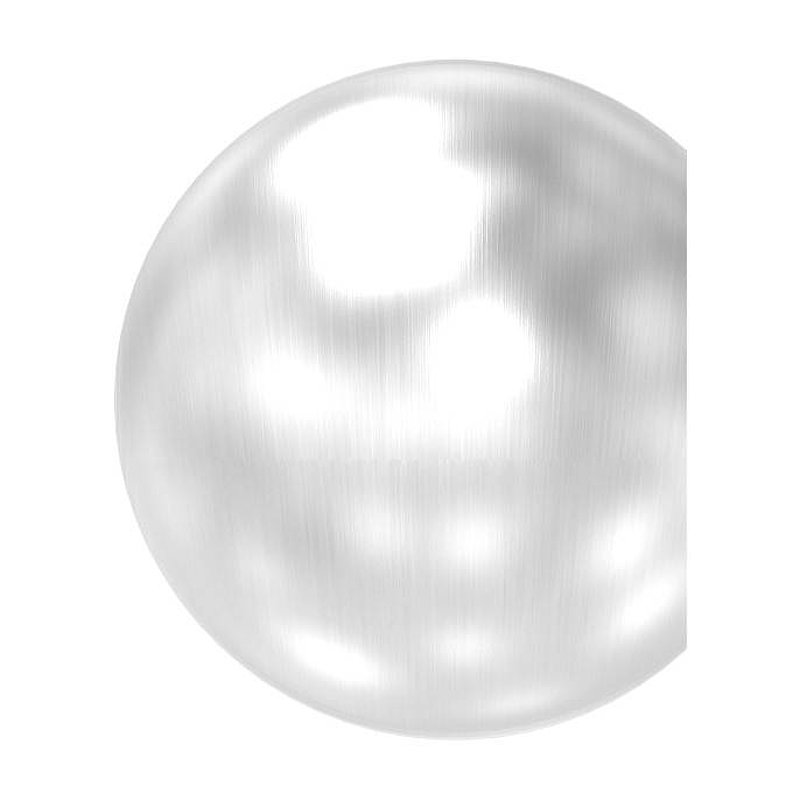 Rohrabschlusskugel hohl für 33,7mm Rohr, mit M8