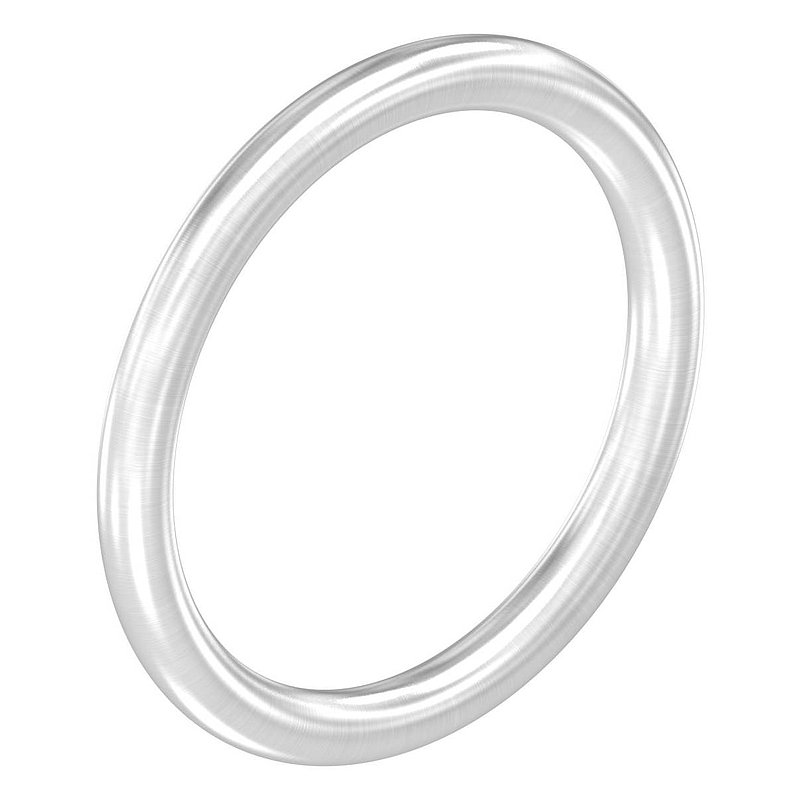 ring made in Ø 12mm, outer-Ø 120mm, AISI304