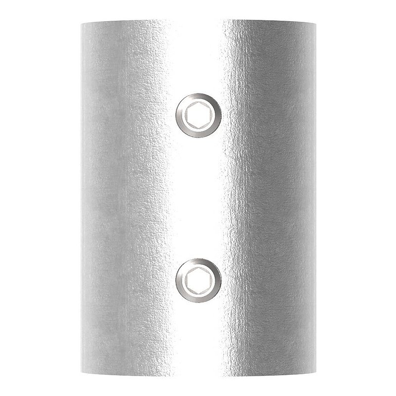 Verbindungshülse für Rohr 48,3x2,0mm, V2A