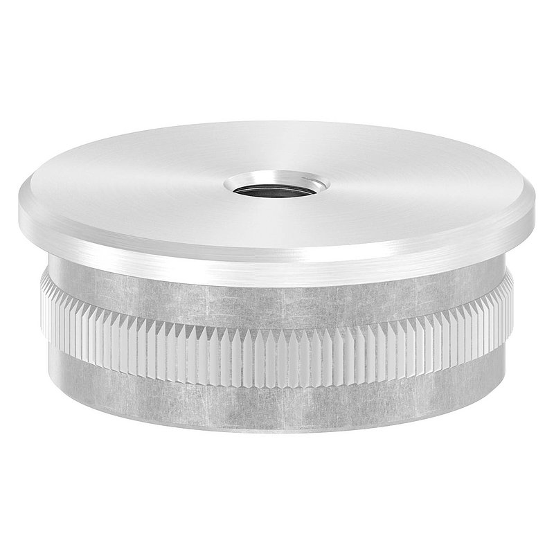 Rohrabschlussstopfen für Rohr 42,4x2,0mm, V2A