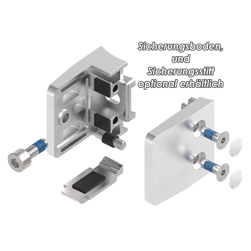 Pince à verre modèle 34, jonction: 76,1mm, V4A