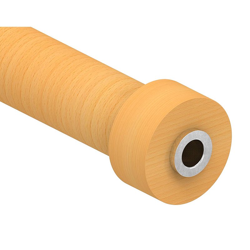 Gabarit de perçage pour main courante en bois Ø 42,4mm pour chevilles Ø 15 mm