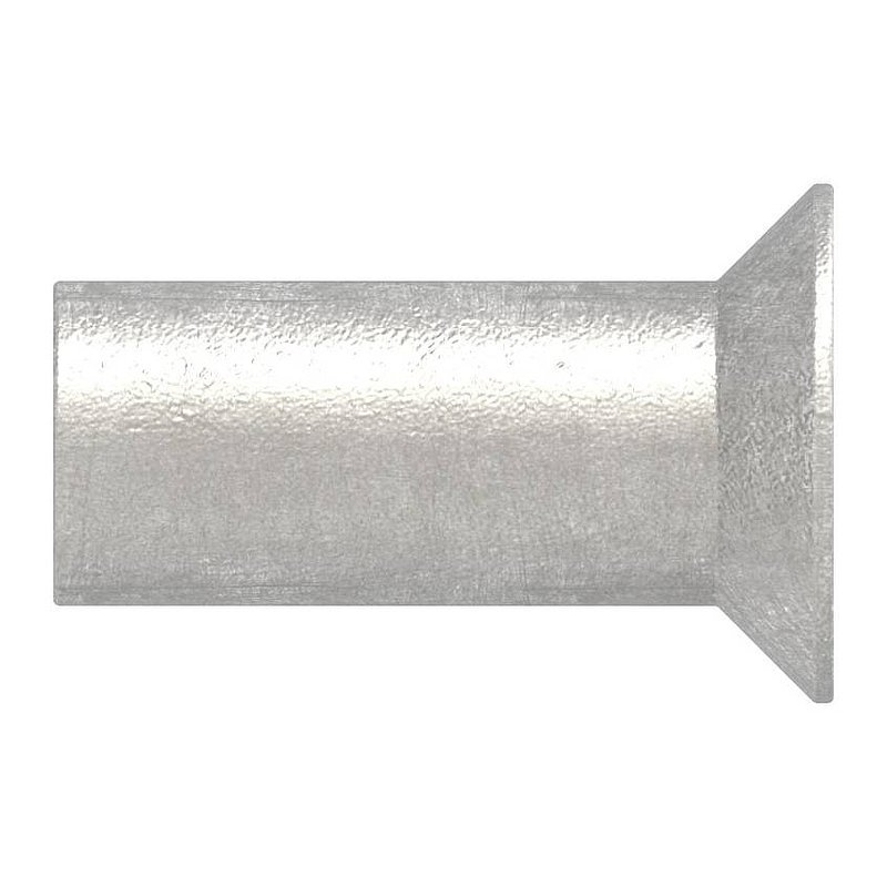 Sleeve nut with countersunk head and ISK, M4x12, AISI304