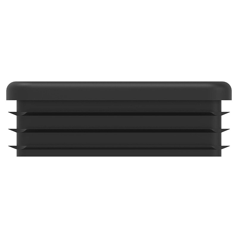 Plastic end cap for rectangular tube 80x60mm