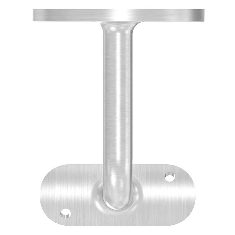 Handlaufhalter mit Handlaufanschlussplatte 42,4mm, (Ronde und Bügel verschweißt), V2A