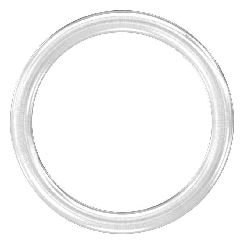 ring made in Ø 12mm, outer-Ø 120mm, AISI304