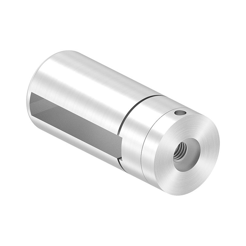 Brenk Grundhalter für Flachstäbe 50x8mm, ALU