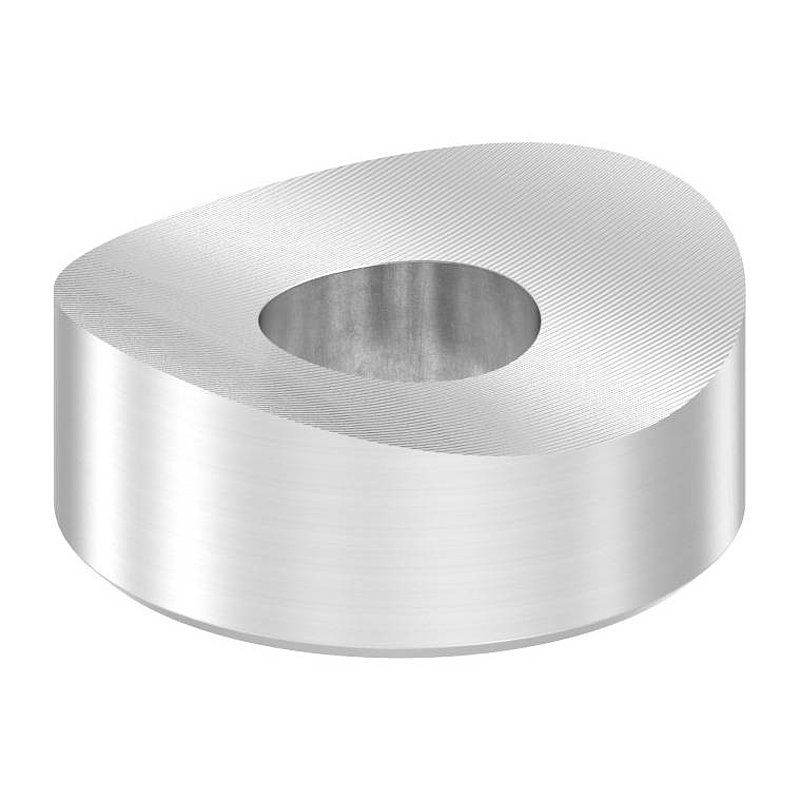 Levelling piece (without countersink) for tube 42.4mm, Ø 16mm, AISI304