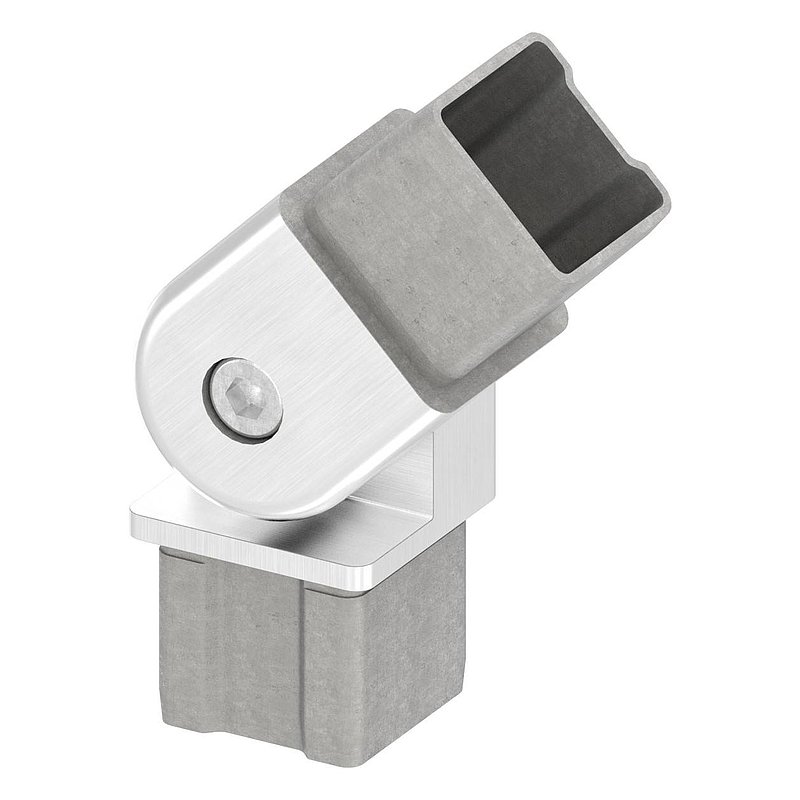 Connecting joint for tube 40x40x3.00mm, AISI316