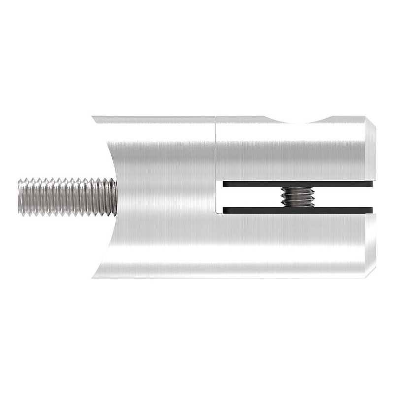 Blechhalter, Ø 25mm, Anschluss: 42,4mm, V2A