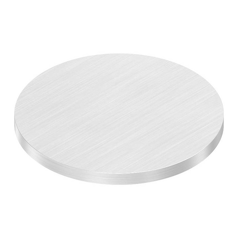 Round plate Ø 60x4mm, with longitudinal grinding, AISI304