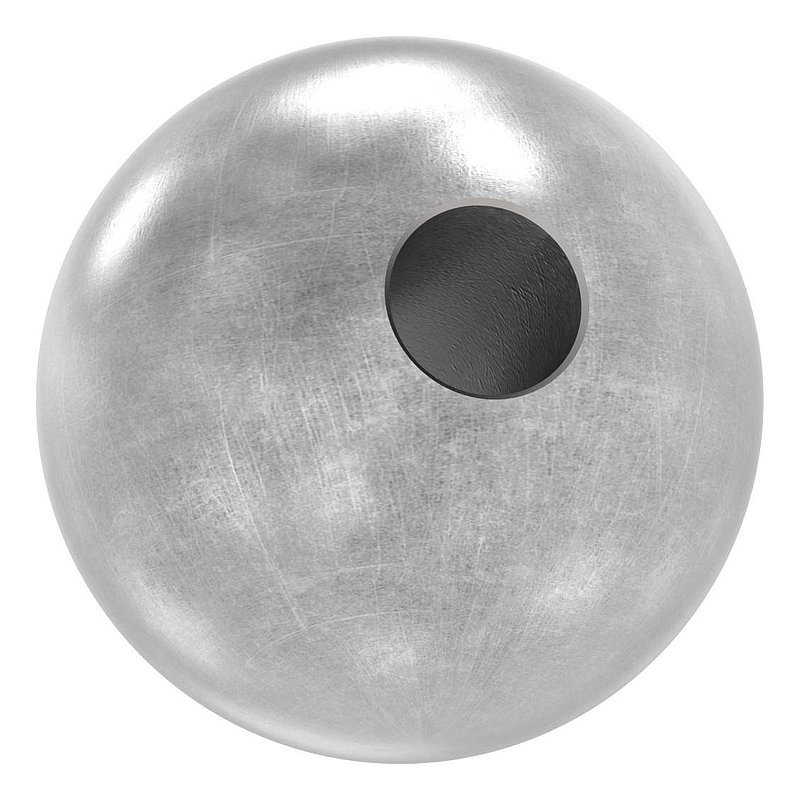 Boule pleine Ø22mm, avec trou traversant Ø6,0mm