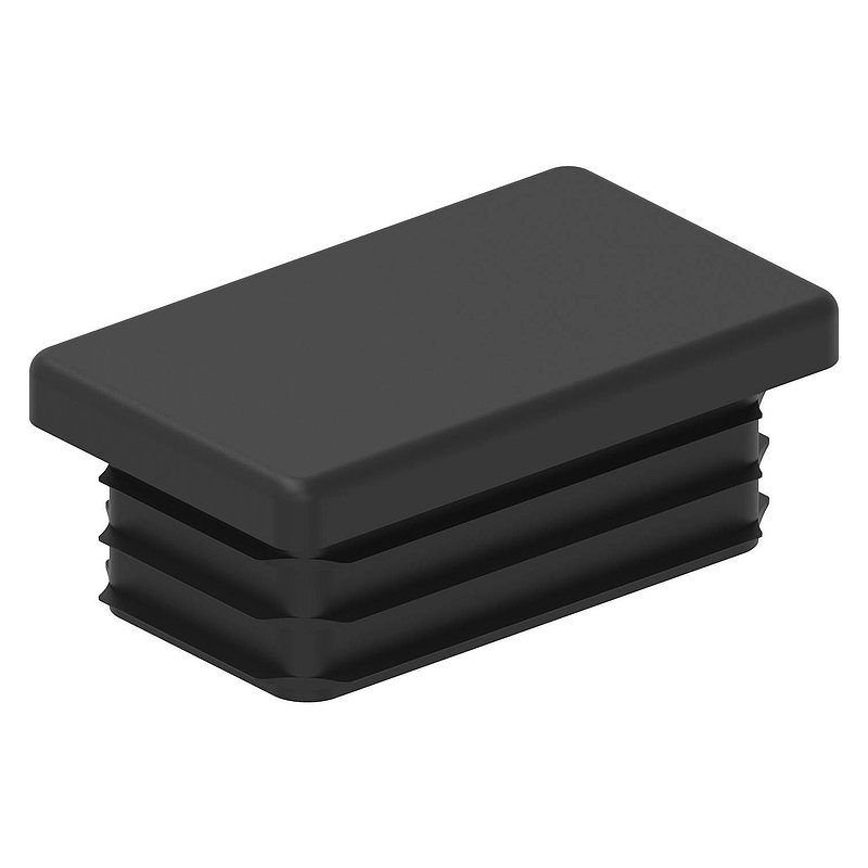 Kunststoffkappe für Rechteckrohr 50x30mm