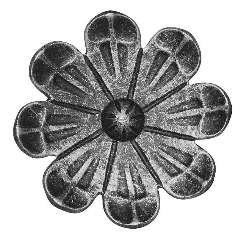 Rosette Ø 72x3mm, Niete 8x20mm