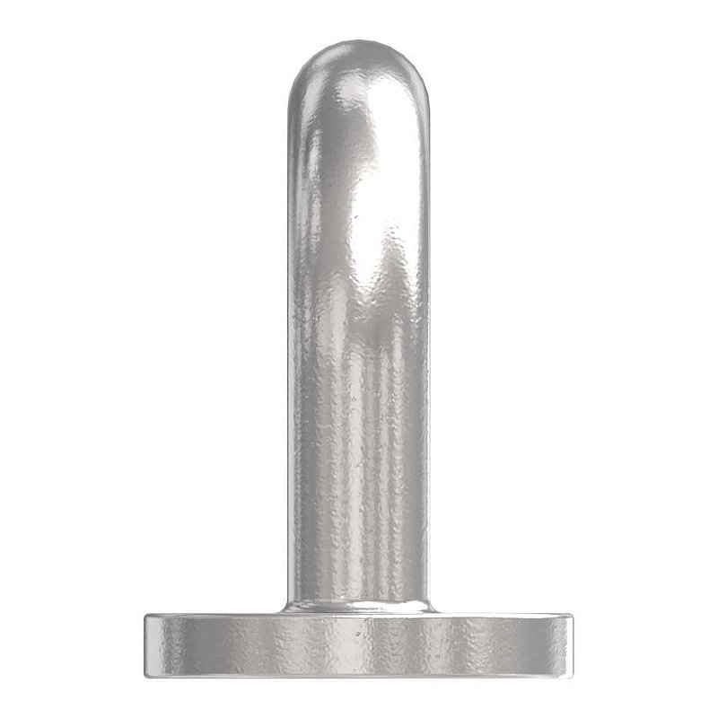 Fixing eyelet with oval plate AISI316