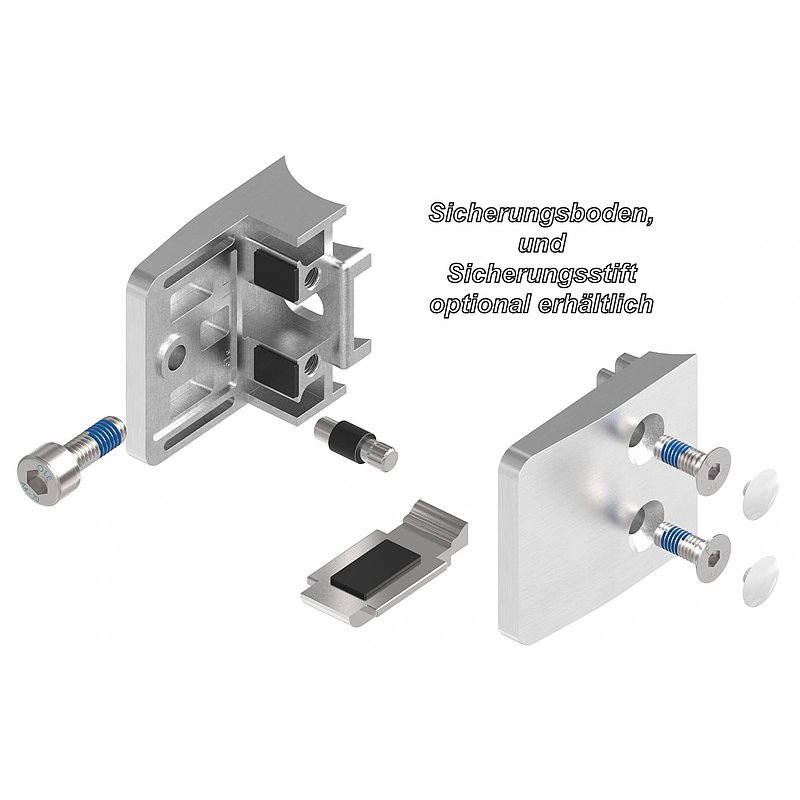 Pince à verre modèle 14, jonction: 42,4mm, V4A