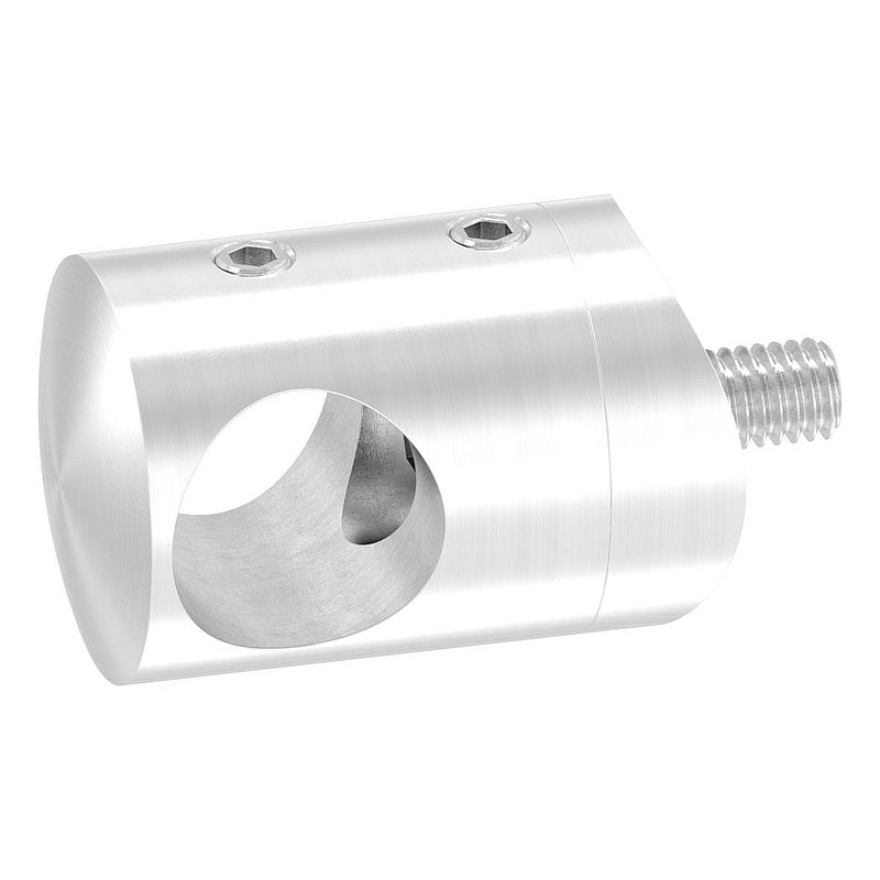 Querstabhalter für 42,4mm Rohr, 16,2mm Bohrung, V4A