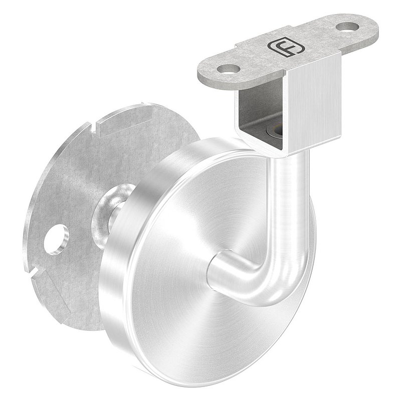 Handlaufhalter für LED Handlauf (Ronde und Bügel verschweißt), V2A