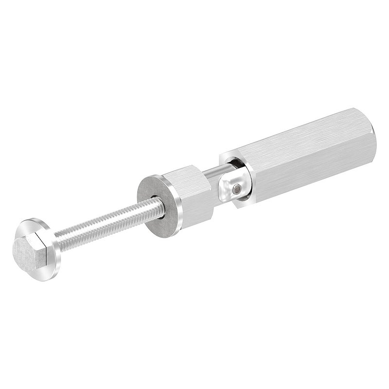 Gewindeterminal zur Selbstmontage, Seil 4mm, V2A