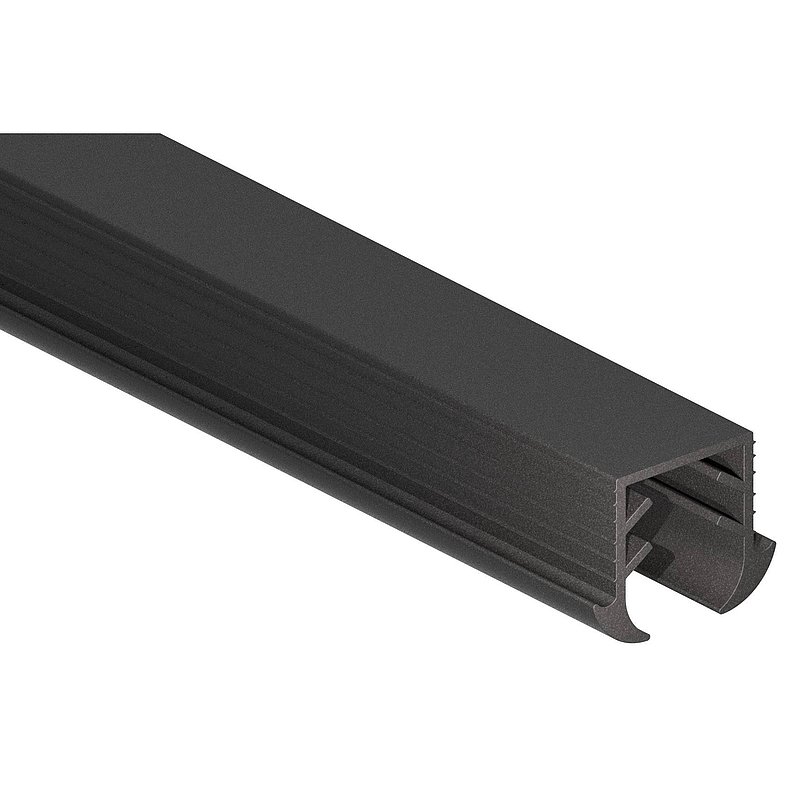 Keildichtung Glas 11,52 - 13,52mm, für Nut 24x24mm, 6m