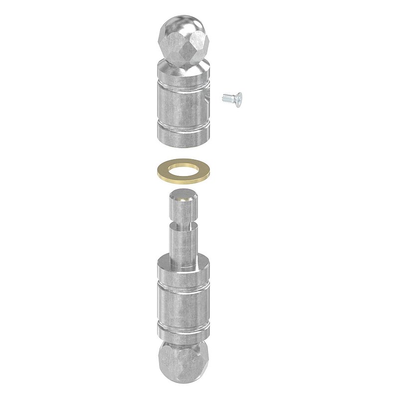 Sicherheitstürscharnier 122 x 24mm