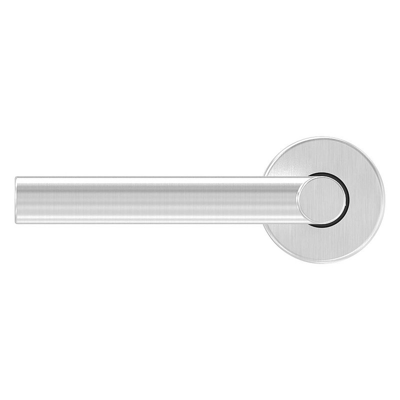 Pair of lever handles, rotatable, AISI304