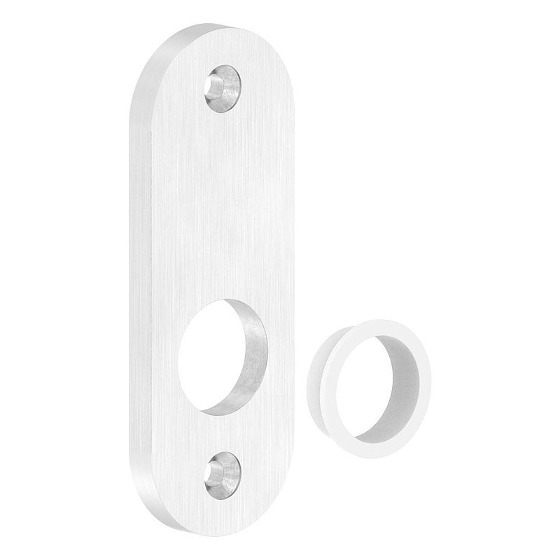 Plaque courte convient aux boîtiers de serrure, 32x87x6mm, V2A